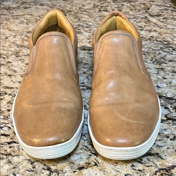 M. Gemi | Shoes | M Gemi Tan Leather Slip On Shoes | Poshmark display picture 1